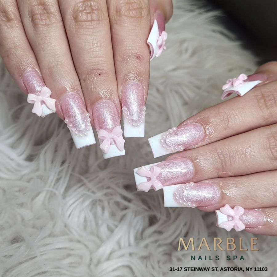 Marble Nails Spa - Winter Nails Ideas